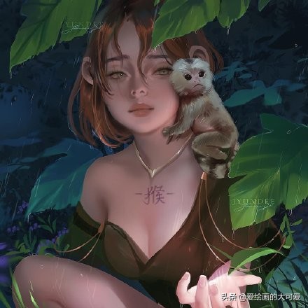 精美生肖拟人原画分享，想要的拿走啊，另附超实用大大笔刷