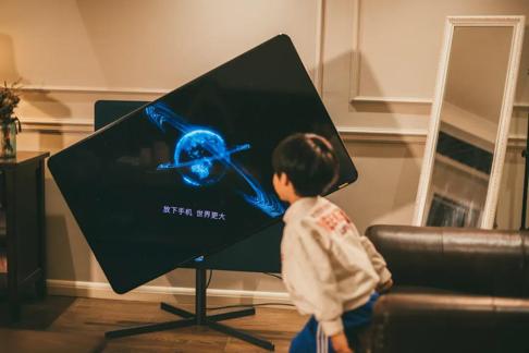 tcl智慧屏旋转电视,tcl旋转电视测评