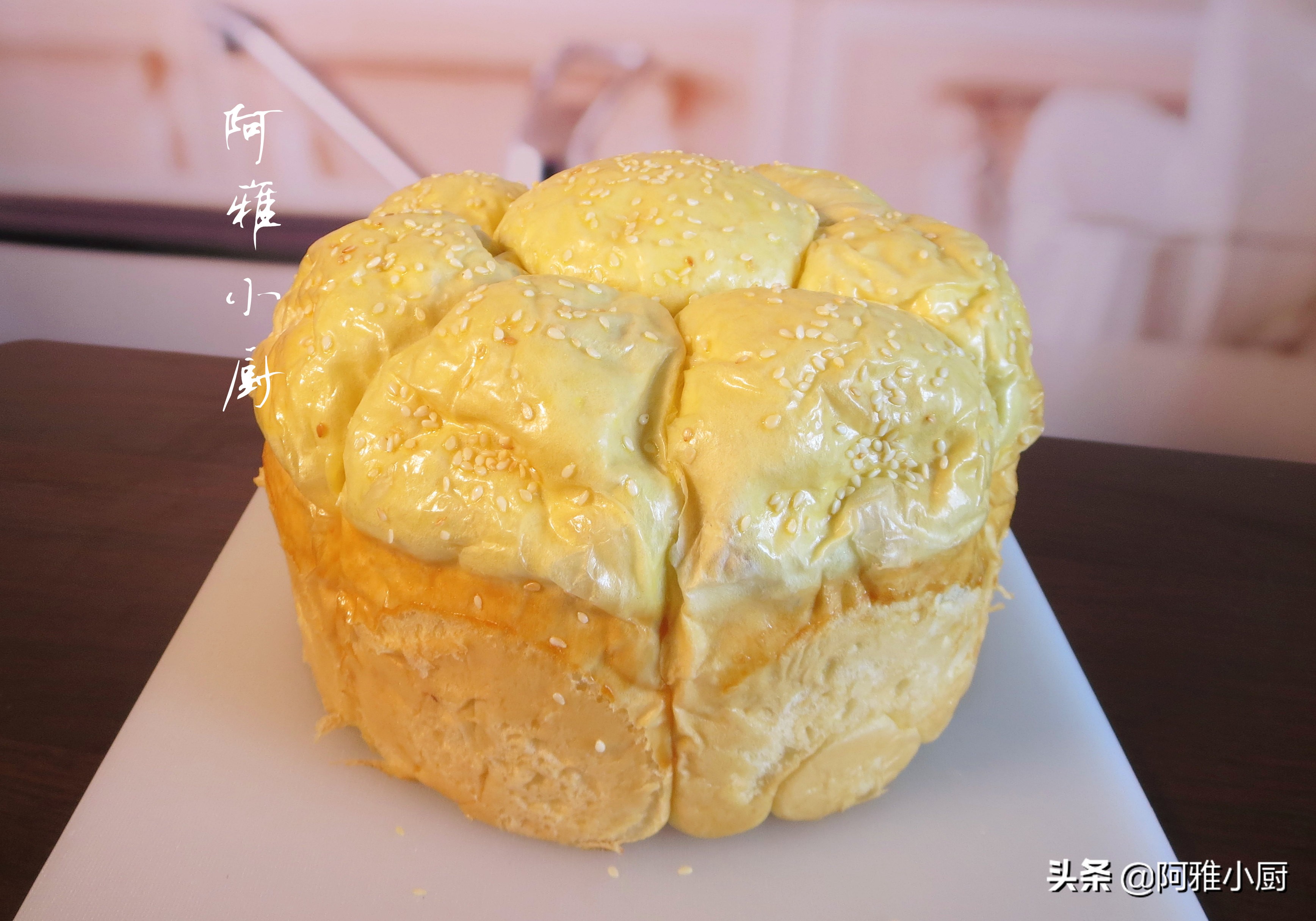 不用厨师机做手撕面包,不用面包机的手撕面包做法