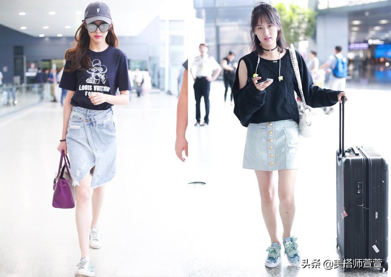 夏天百搭牛仔短裙气质款,时尚减龄牛仔短裙