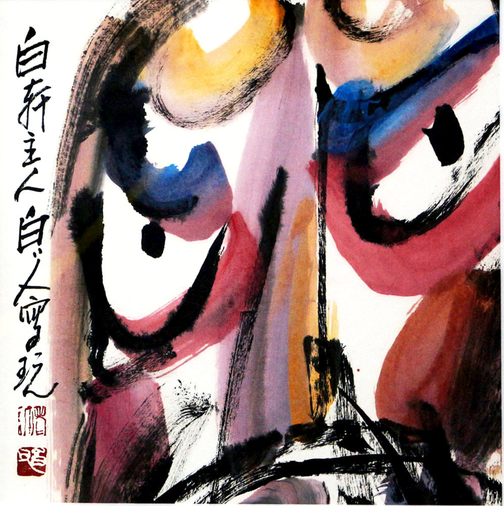 许固令：手绘脸谱画，画中蕴哲理