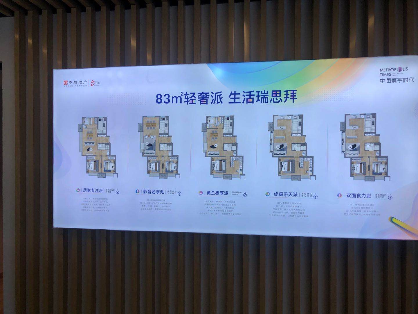 售楼处放户型图展架,售楼处包装效果