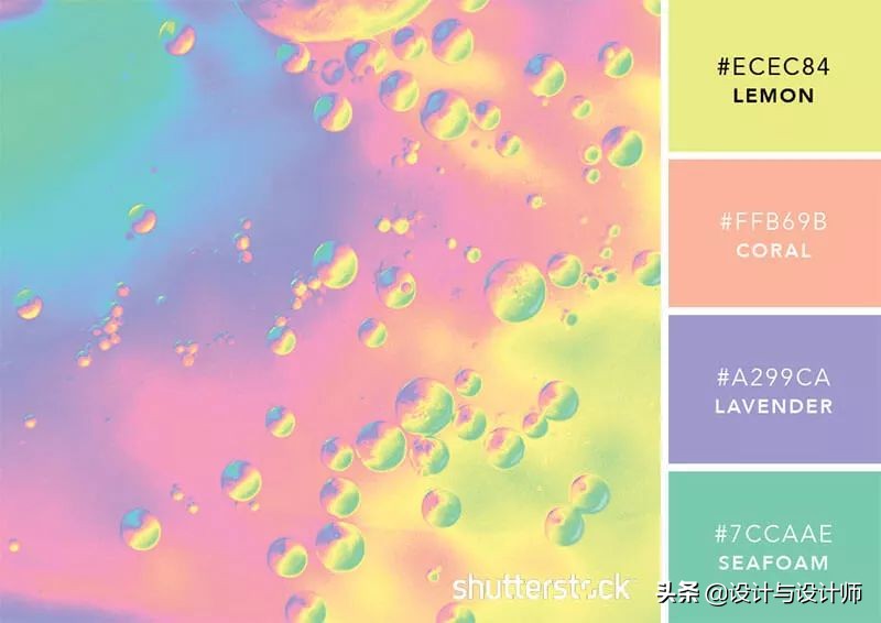 设计色彩总结200字左右,设计配色6种颜色