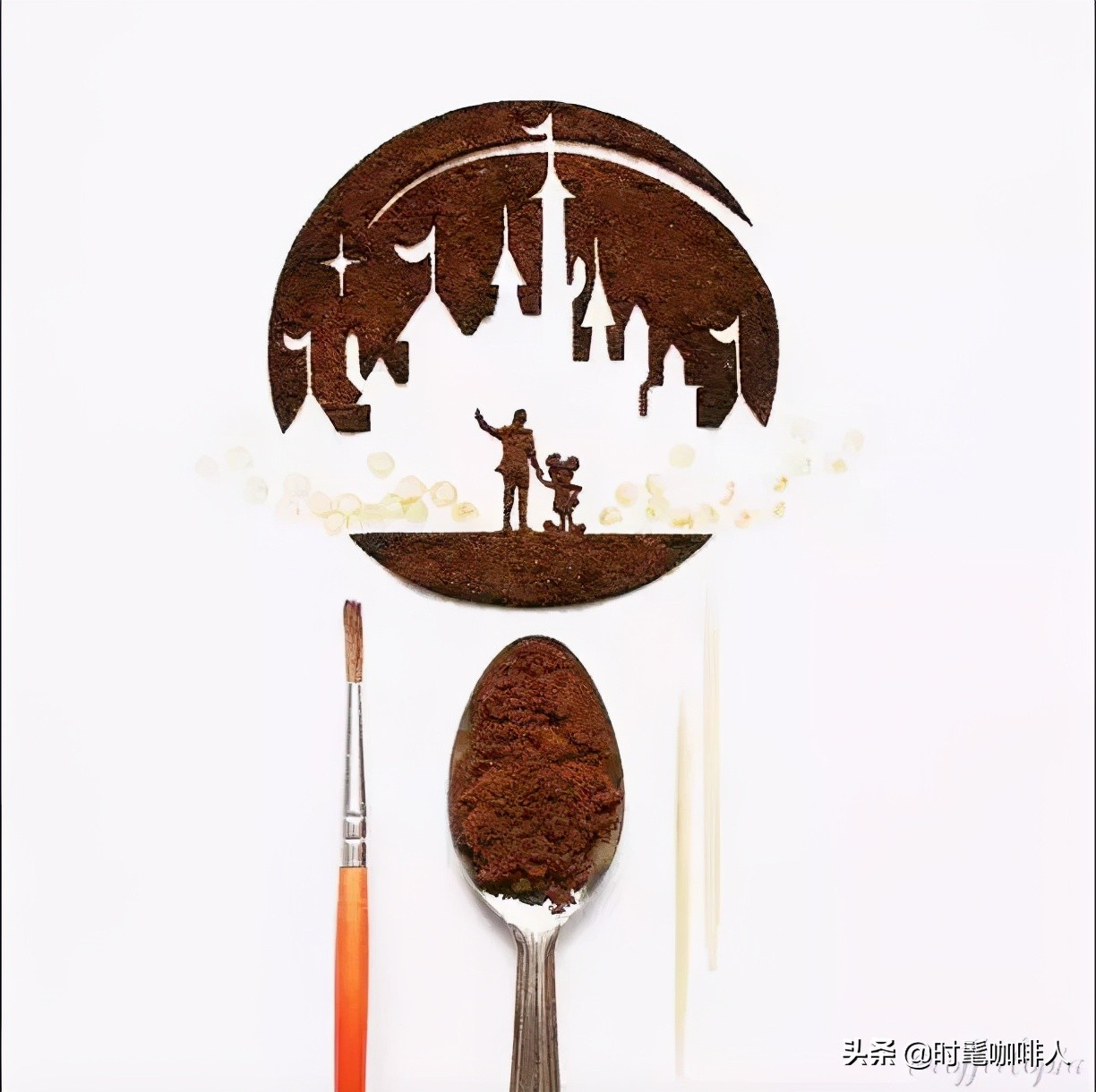 你的杯子里有星空,你的咖啡杯熟悉的气味