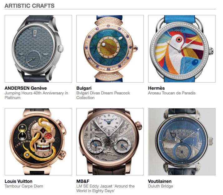 2022瑞士钟表获奖品牌,历届钟表界的奥斯卡