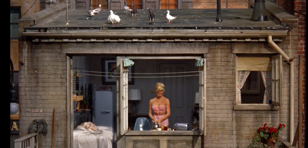 希区柯克经典电影后窗,希区柯克后窗艺术