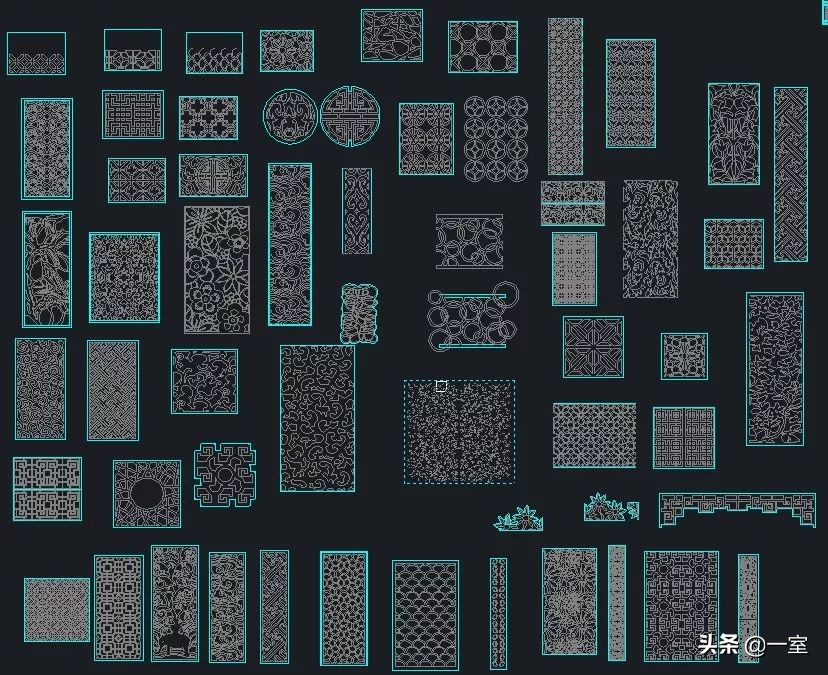 国外室内cad设计图,精选国内外经典家居cad平面图库