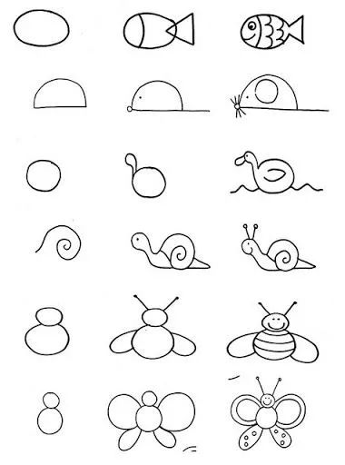 简笔画动漫人物零基础教学,幼儿简笔画入门零基础教程