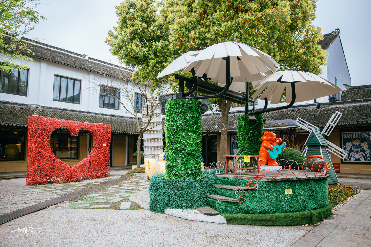 梦里水乡乌镇周庄风景视频,周庄版梦里水乡