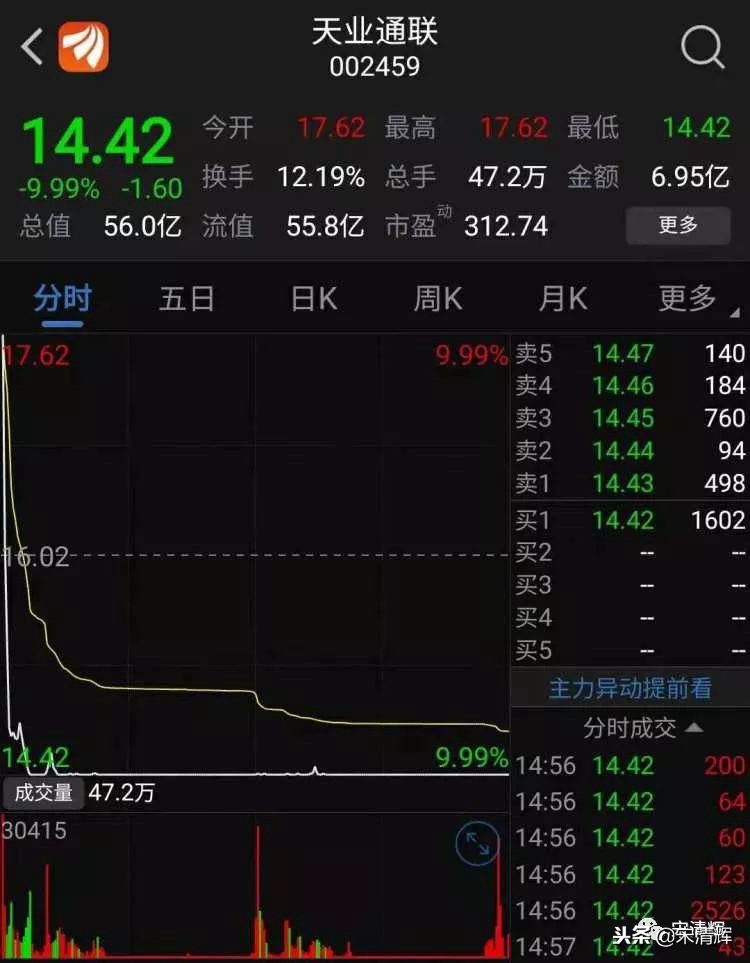 宋清辉谈股市暴跌,宋清辉说蓝筹股