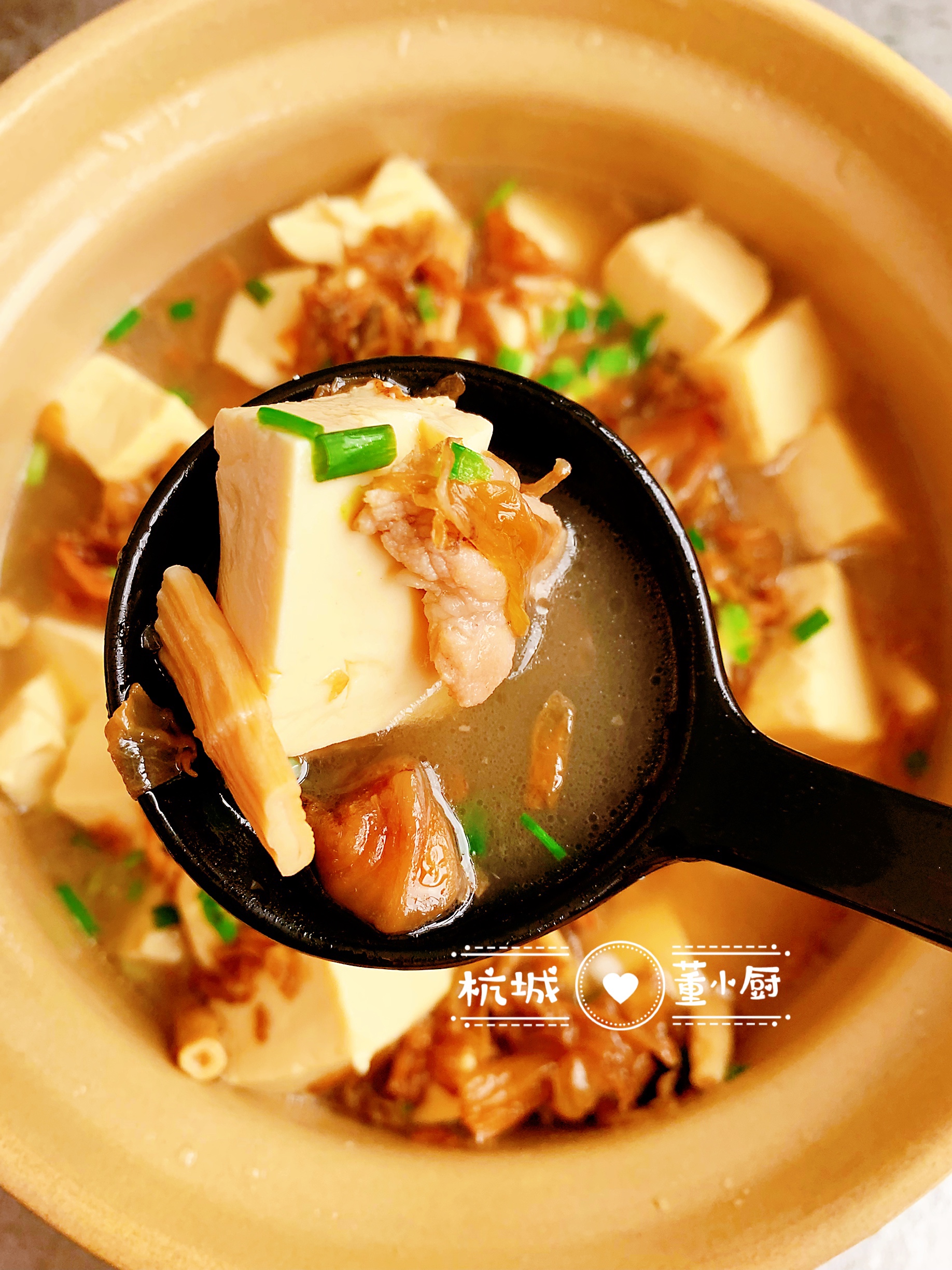 腌菜煨豆腐的做法图片,排骨腌菜烧豆腐的做法大全