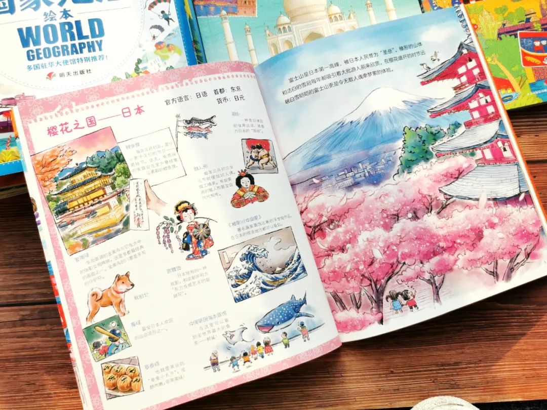 一定要给孩子买的世界地图,写给孩子的国家地理绘本