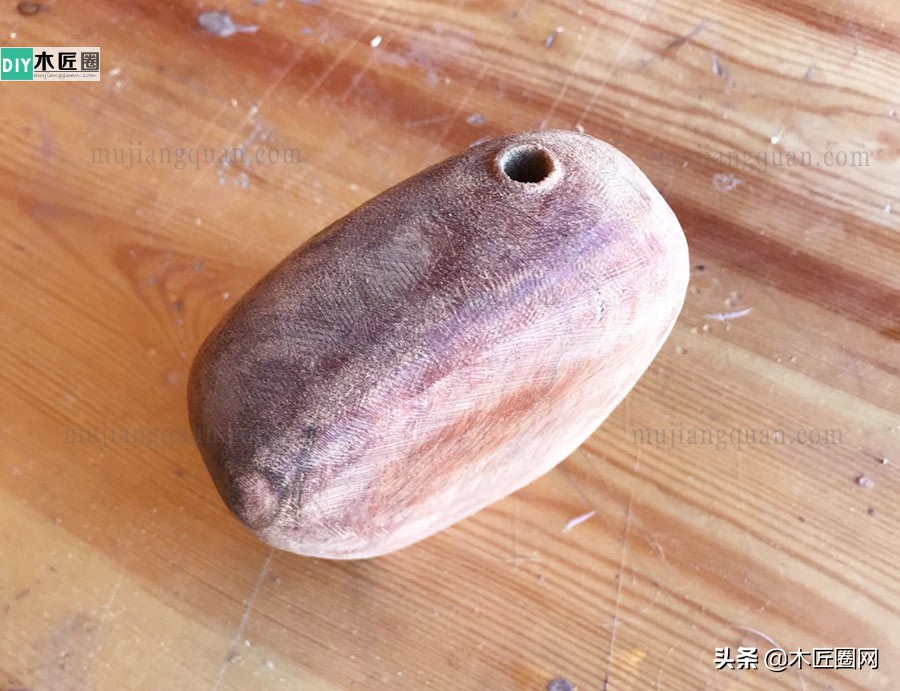 木工diy工艺品制作过程,插花瓶制作全过程