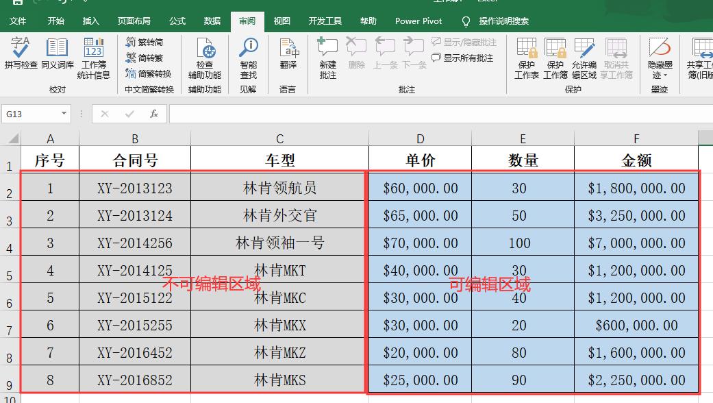 工作表保护了怎么设置打印区域,按照指定条件隐藏保护工作表