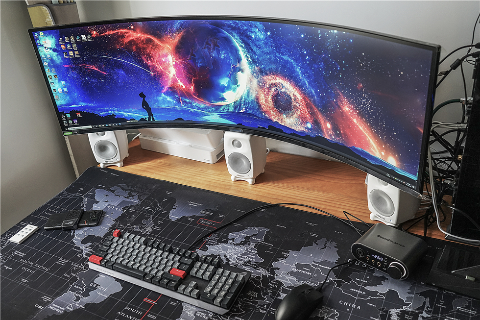 三星玄龙骑士49寸显示器测评144hz,49寸显示器曲率1500和1800