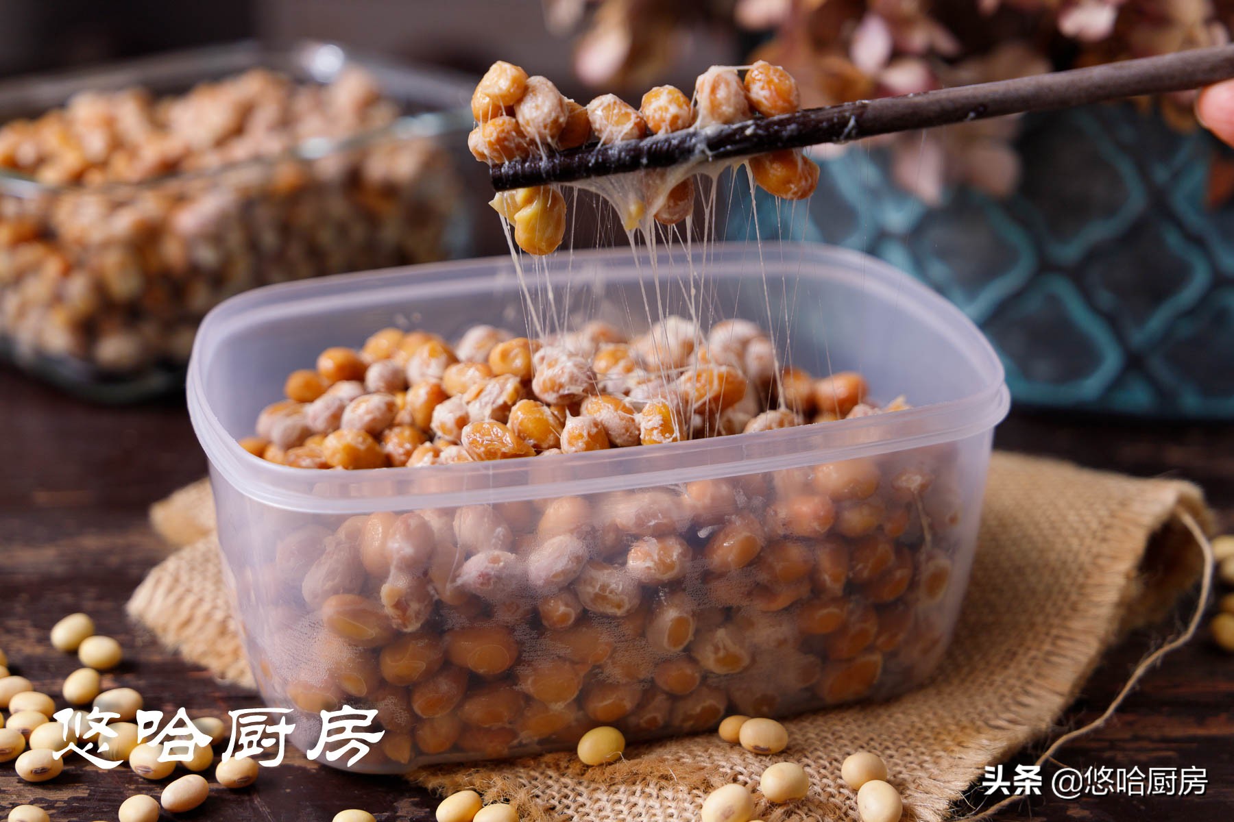 一颗神奇的纳豆，因味道独特上热搜，爱吃的赞不绝口，搅搅更美味