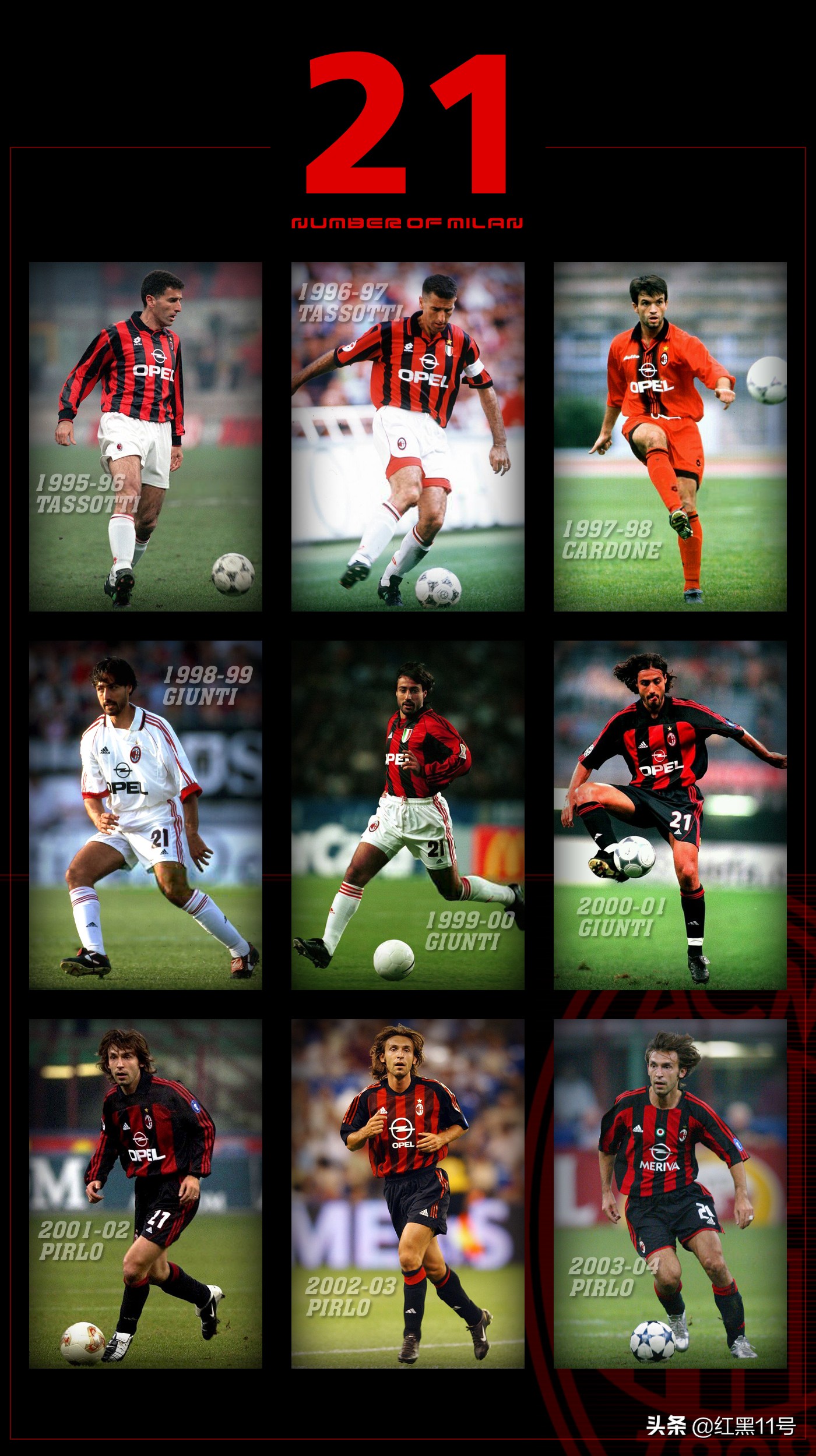 有上帝也有过客，2021年看看米兰有哪些21号球员