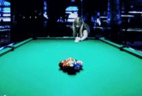 台球边库球打法技巧,台球瞄准的正确打法和技巧