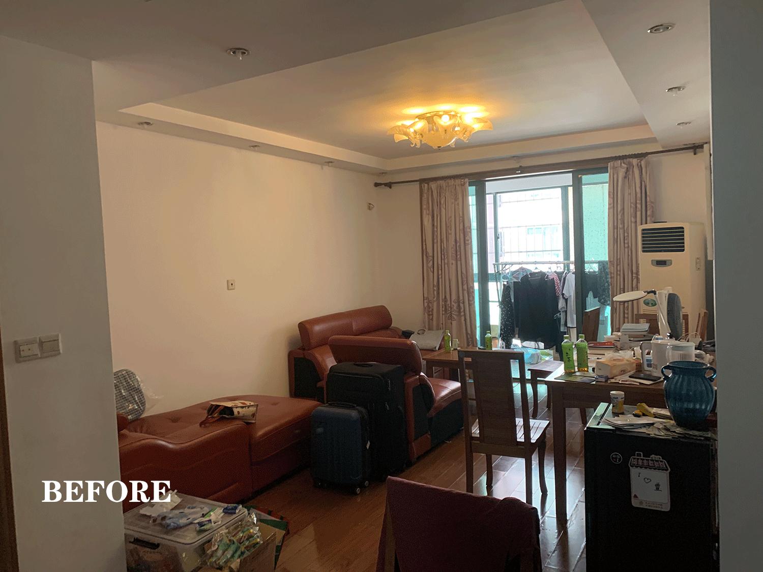 60平两房一厅带阳台改造,65平小户型装4分离卫生间