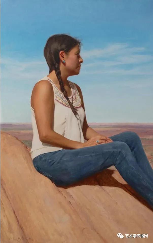 美国写实油画大师作品欣赏,写实油画中国女肖像脸部调色技巧