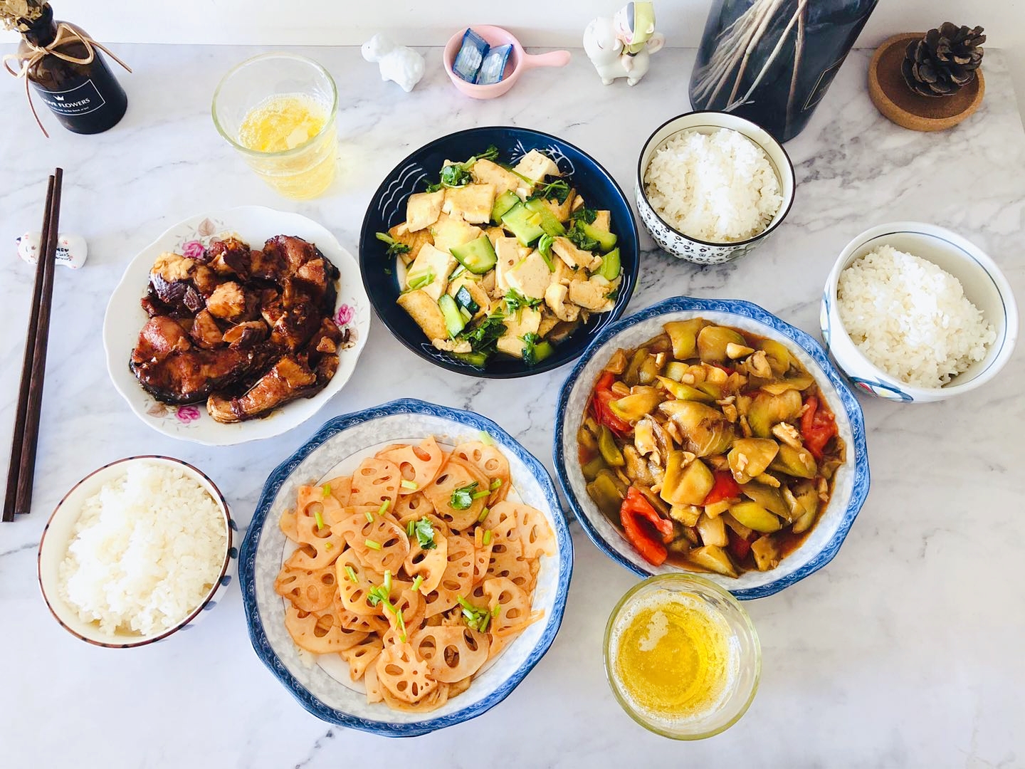 一家三口最简单午饭菜谱,最简单的午饭既好看又好吃省时