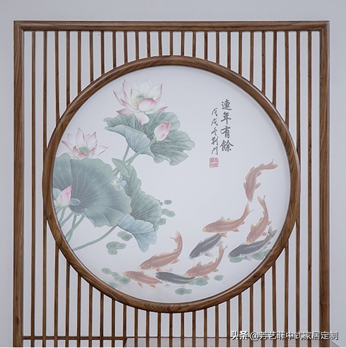 家居实木屏风,新中式实木屏风隔断