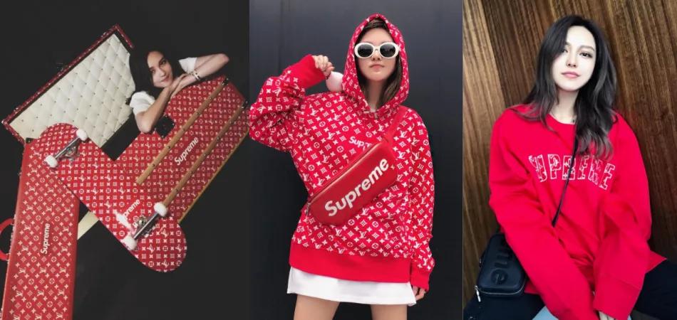 贝克汉姆儿子卖原味儿SupremexLV联名卫衣