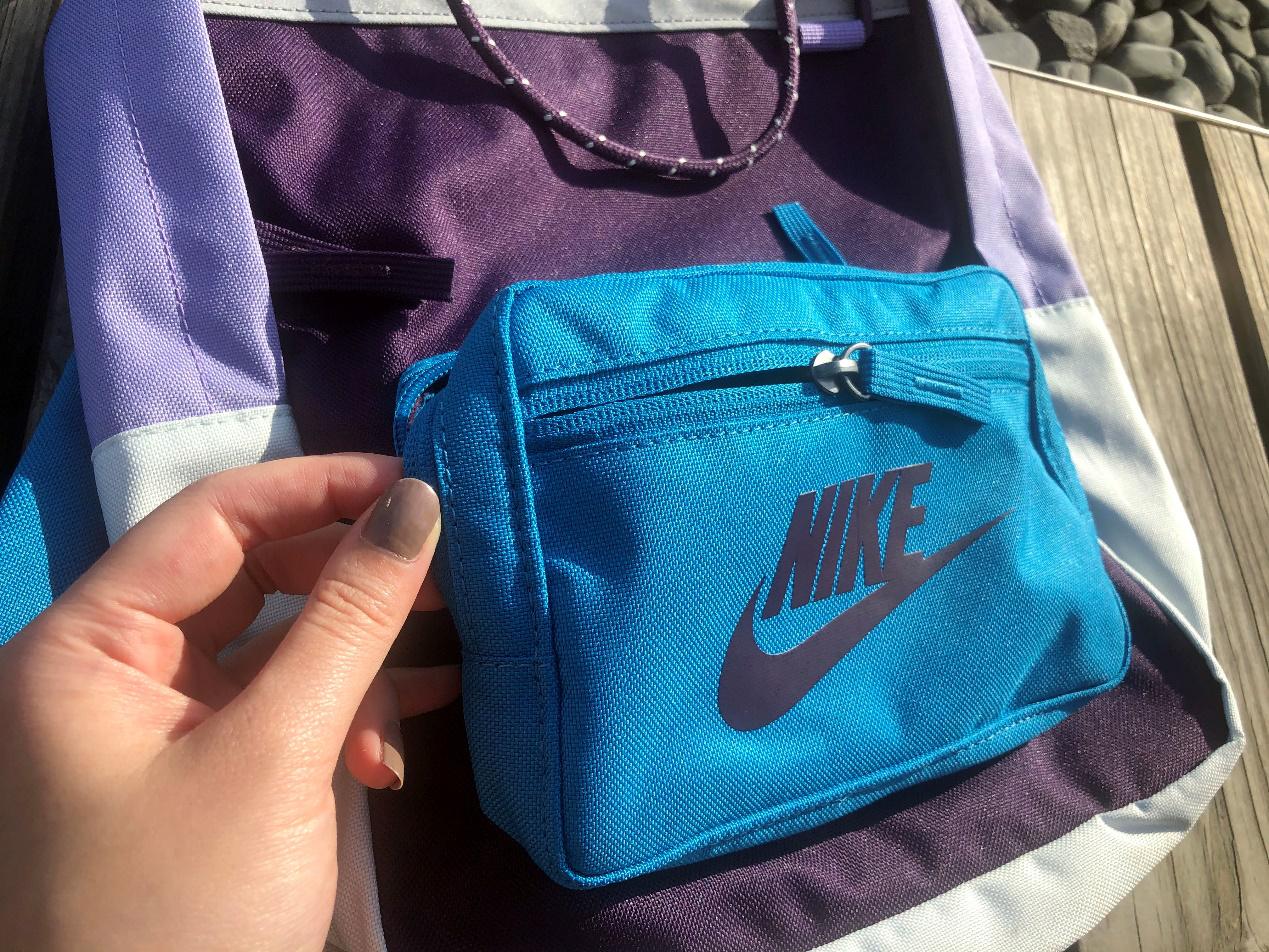 niketanjun迷你双肩包,niketanjun双肩包幻影灰白