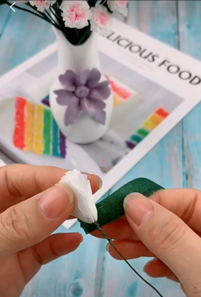 用纸巾做花花教程,用卫生纸做花花教程