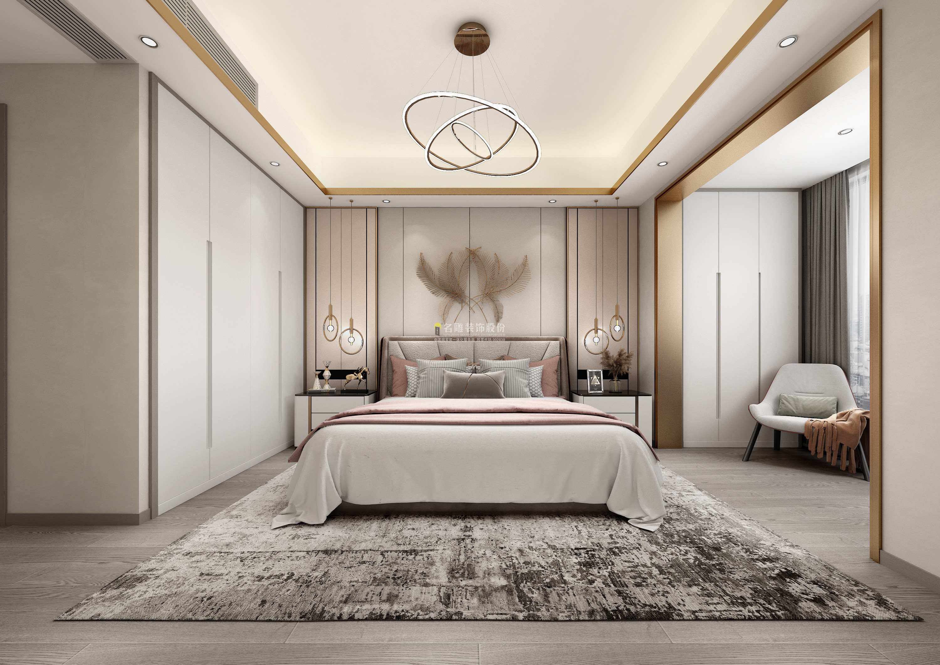 意式轻奢挑高叠墅,轻奢风装修叠墅130平方米