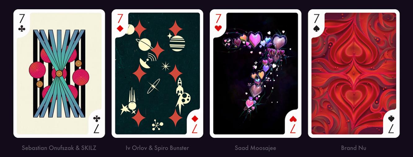 扑克牌广告创意教学,扑克牌创意海报