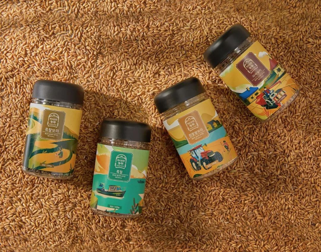 包装大米造型,高端大米包装设计大全