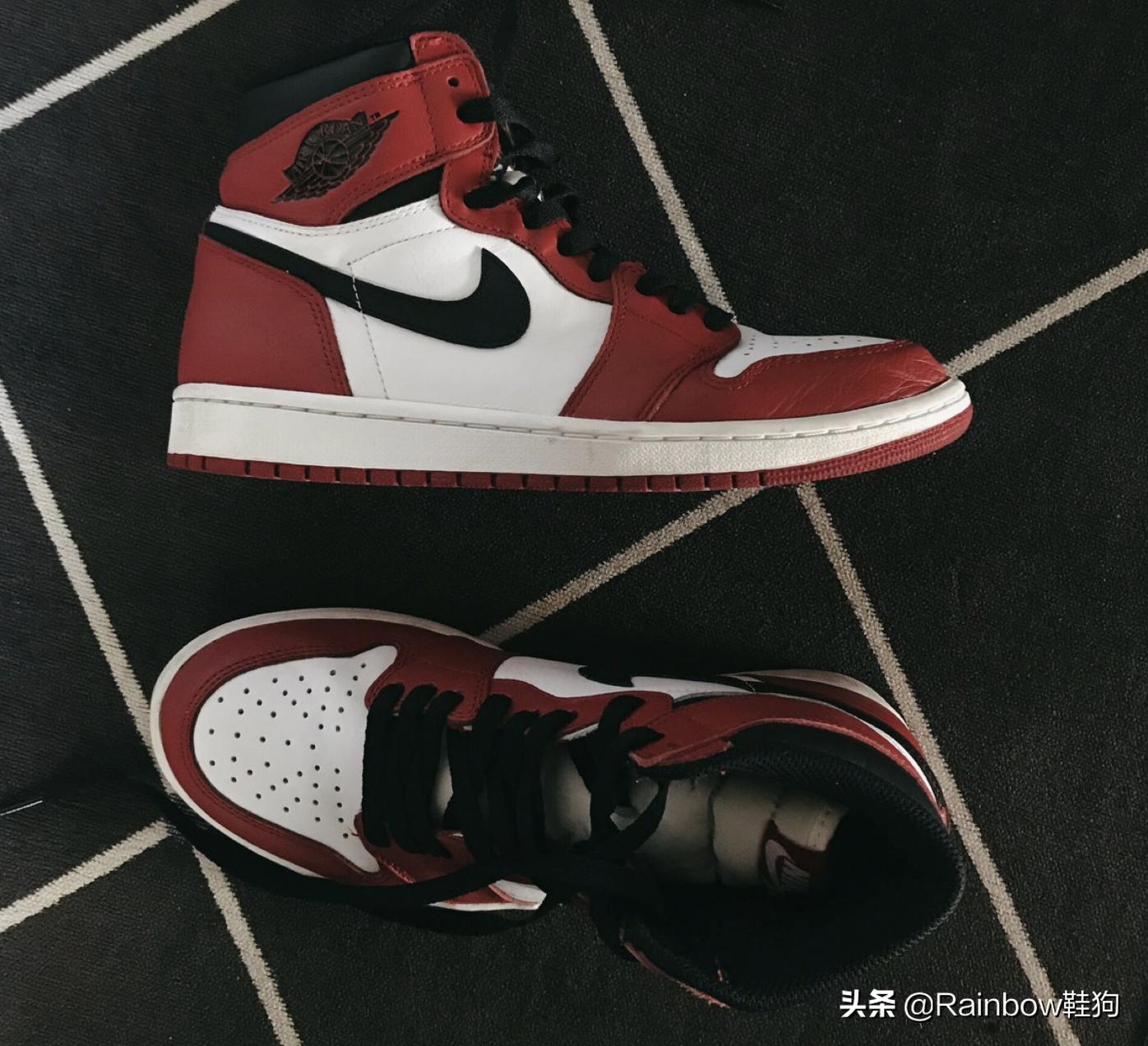 aj1芝加哥ow的鞋标真的容易断吗,aj1蛇纹芝加哥女款和男款包边