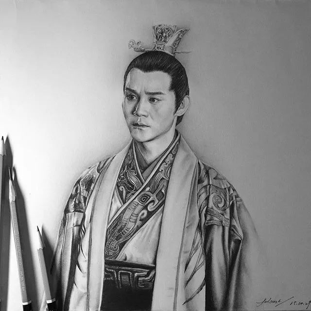 如何画出夸张的人物肖像画,当灵魂画手模仿大师作画