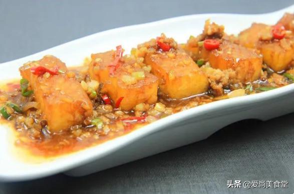 厨师长教你红烧肉末冬瓜,厨师长分享红烧冬瓜做法味道真香