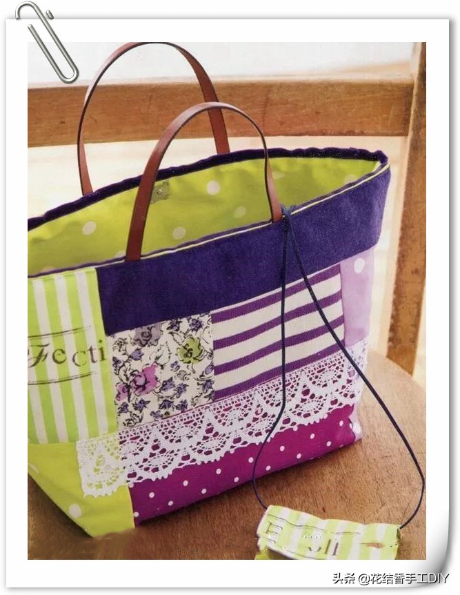 布艺手工：20款简单的拼布包，都能自己做，附4款裁剪图