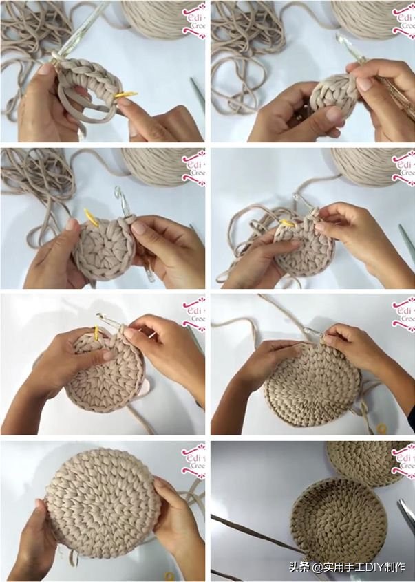 各种圆包包的钩织教程,多种漂亮包包的钩织图解