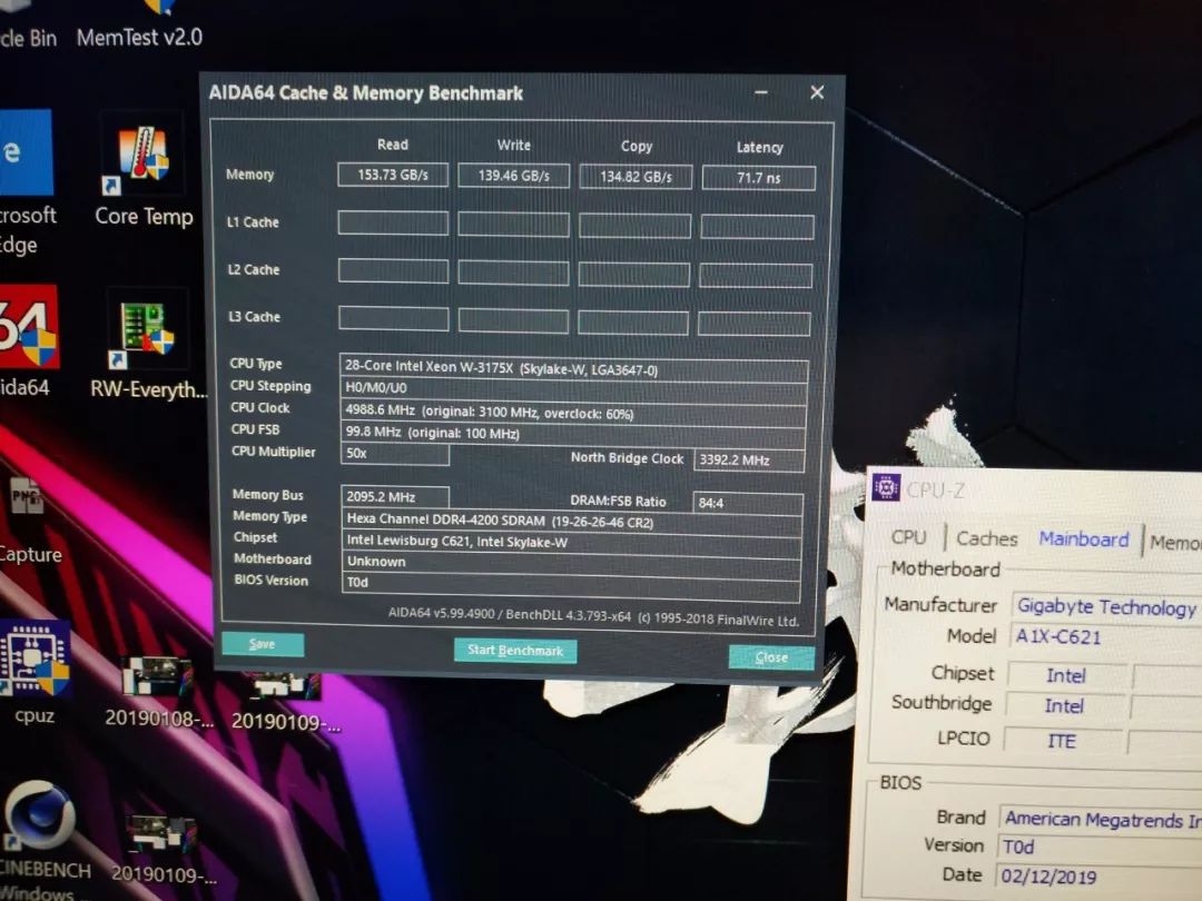 技嘉特别能超频的主板,可以超频到5.1g的cpu