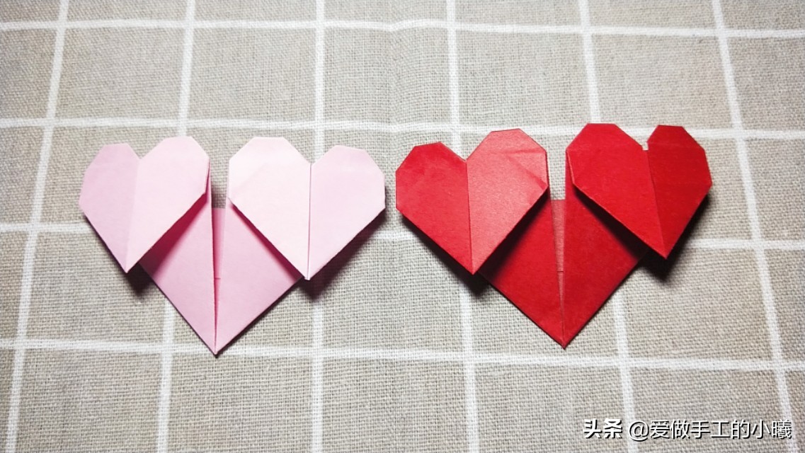 爱心书签用一个正方形纸怎么折,怎样用很小的白纸做一个爱心书签