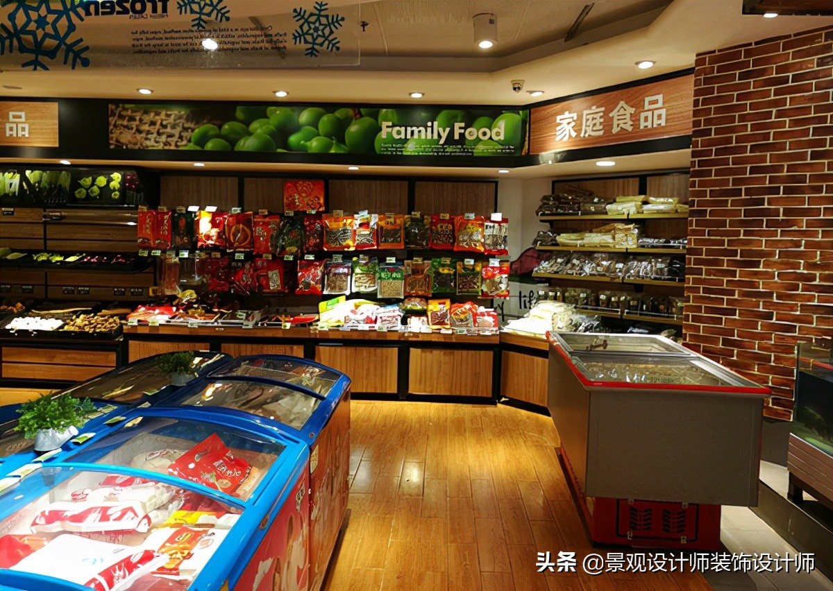 超市设计图视频,小超市货架摆放设计