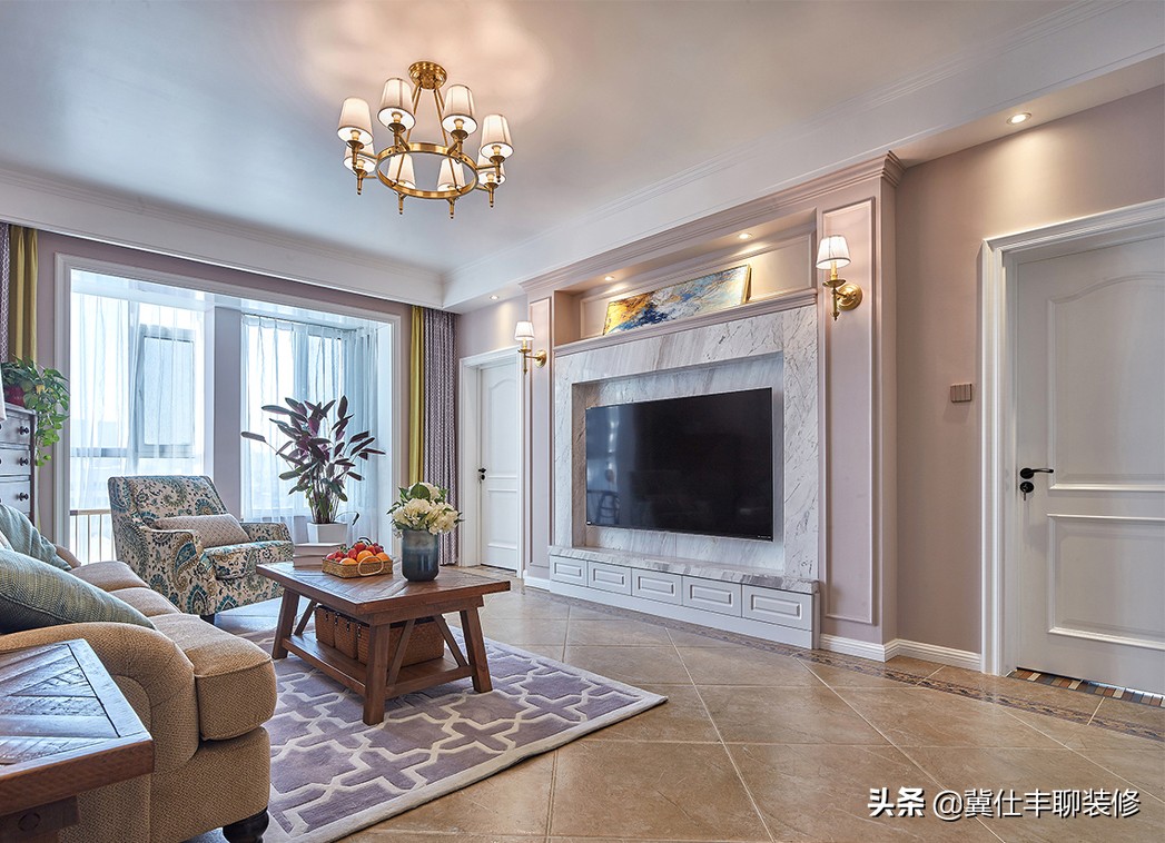 电视背景墙和隐形门设计有立体感,立体感电视背景墙