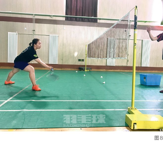 羽毛球正手对角过渡,正手被动过渡对角