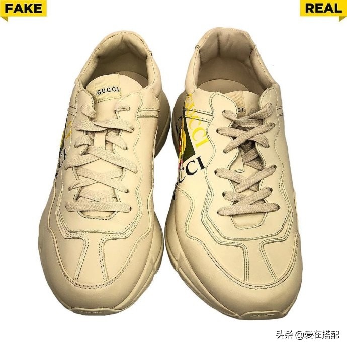 gucci老爹鞋真假对比图2019,gucci老爹鞋真假米老鼠