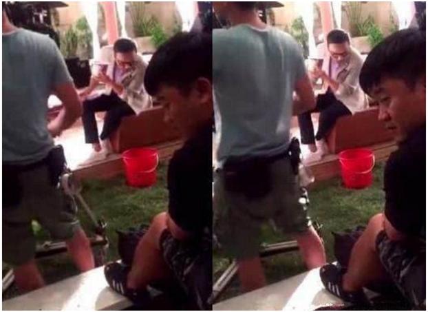 张嘉译吃面条,大口猛吸面条