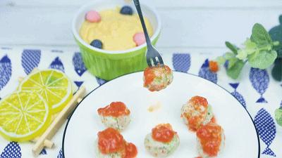 酸甜口的丸子,超级好吃的茄汁丸子