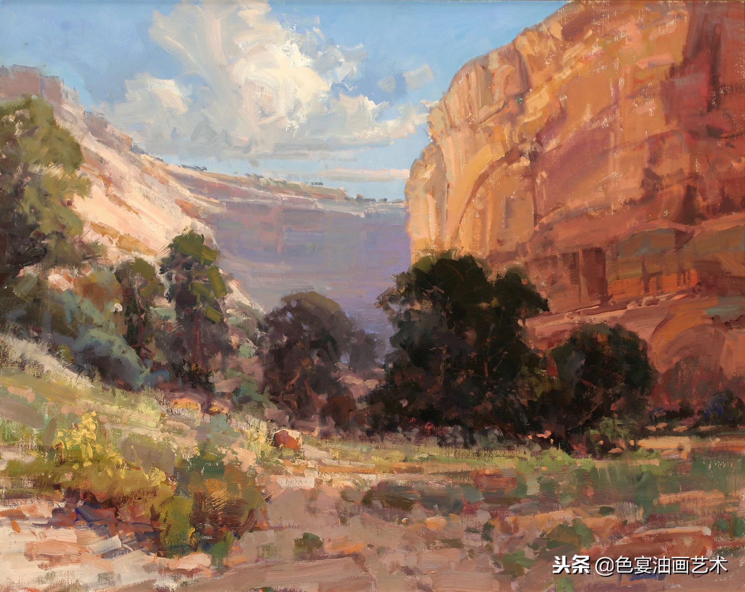 俄罗斯油画大师风景油画教程视频,油画大师油画风景创作教学视频