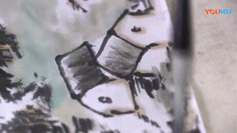 临摹山水画步骤曾刚教程,工笔山水画上色步骤视频