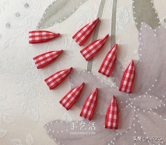 简单小清新丝带花朵发饰diy,安徽丝带手工小花朵装饰胸花教程