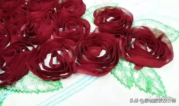 服装绣花工艺大全,服装绣花工艺图解说明