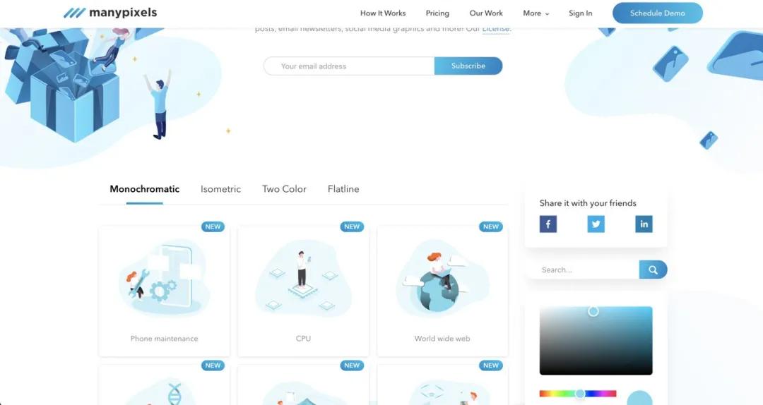免费商用插画网站,插画素材网站免费